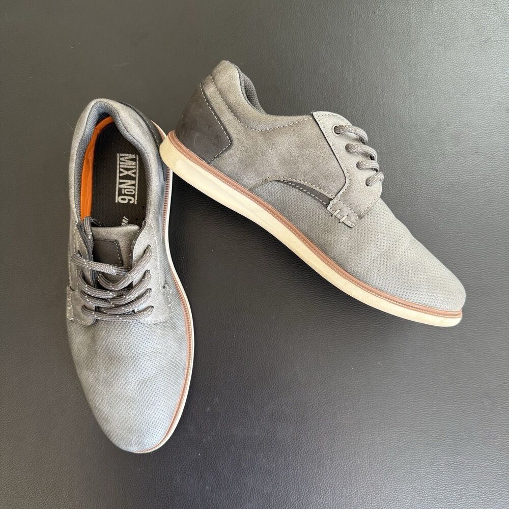 Mix No. 6 Men's Orozco Casual Oxford Sneakers Gray Size 7